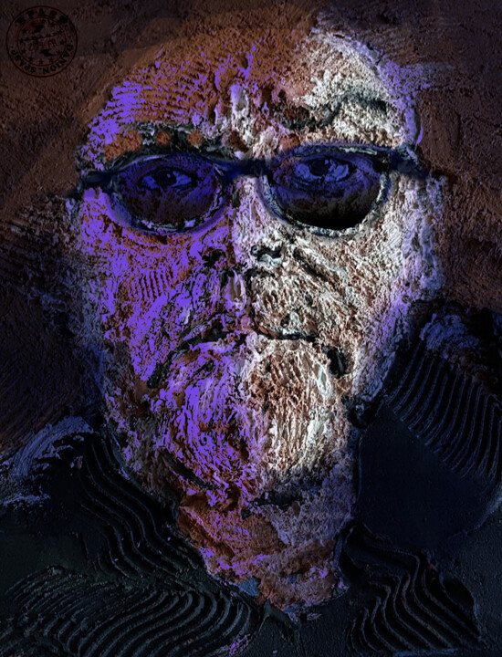 montage numérique créé à partir d'autoportrait